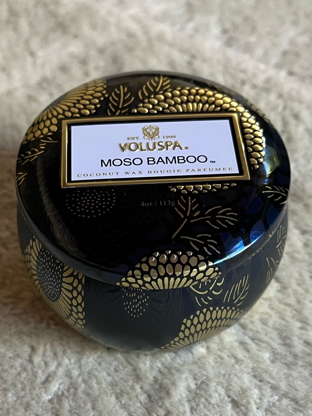 Voluspa Moso Bamboo Mini Tin Candle